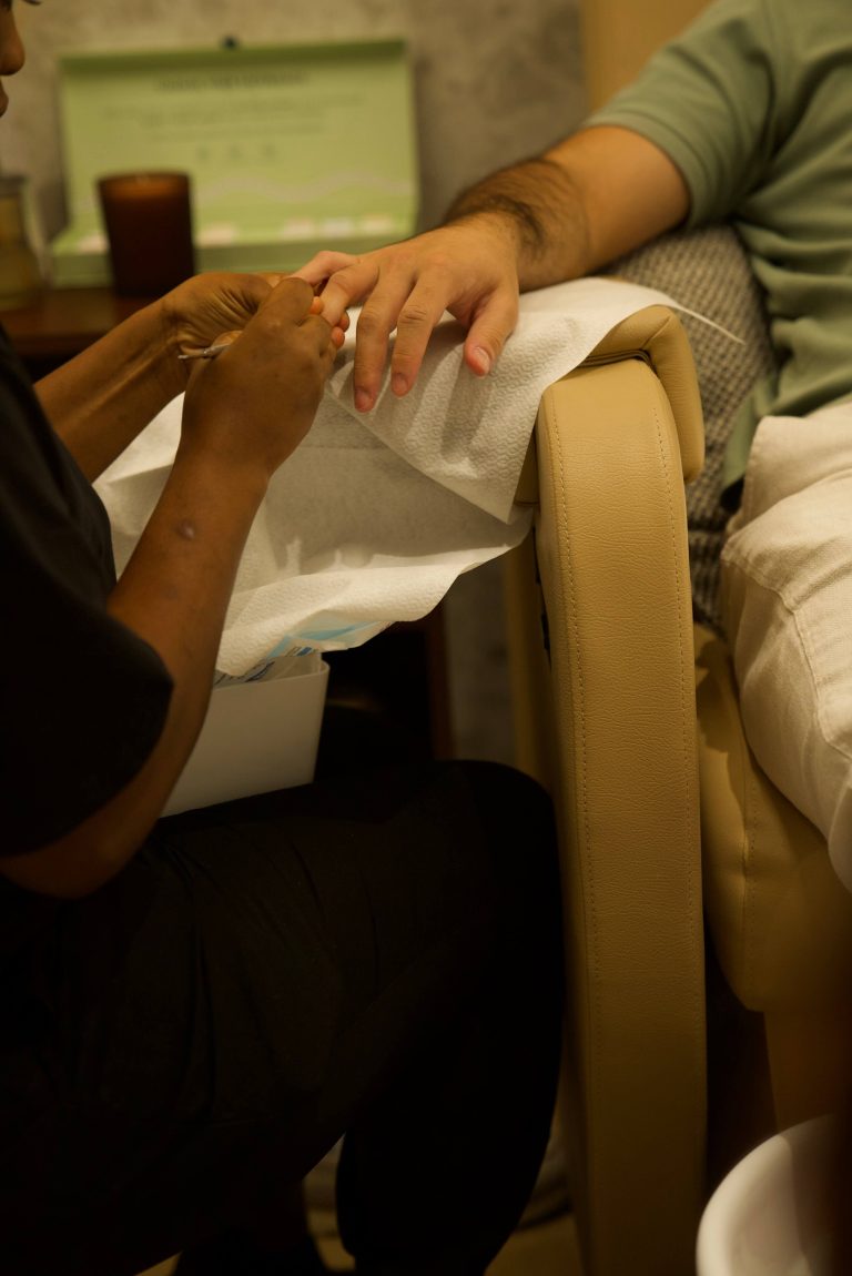 manicure for men in dubai