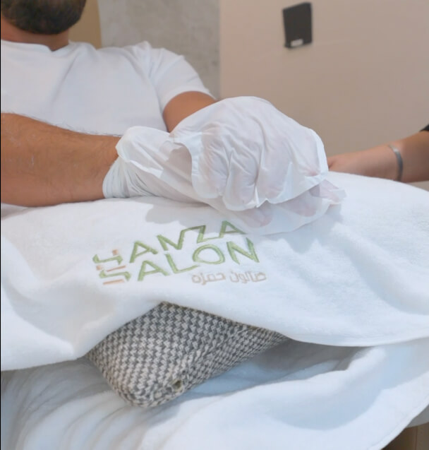 Manicure treatment for men by hamza salon